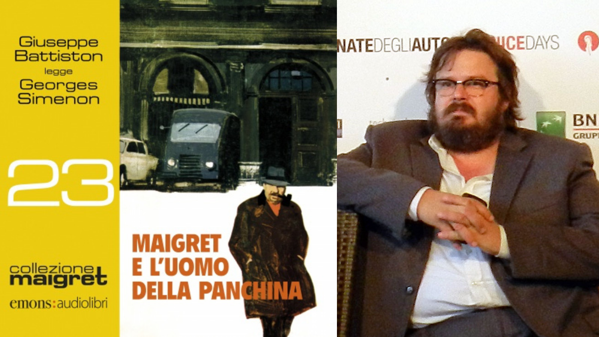 Maigret e l'uomo della panchina di Georges Simenon diventa un audiolibro letto da Giuseppe Battiston
