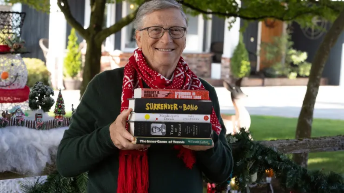 5 libri consigliati da Bill Gates per le vacanze natalizie 2022