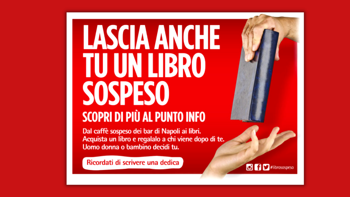 Il libro sospeso: come funziona? Nuove iniziative 2022
