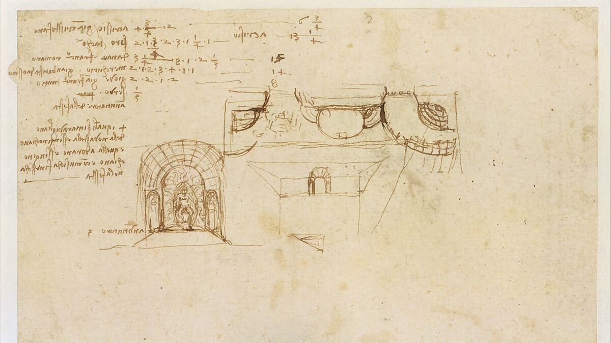 Leonardo da Vinci scenografo: lo schizzo che segna l'inizio del teatro in Italia