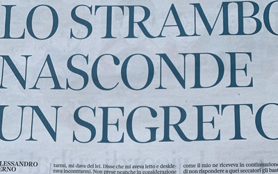 Un racconto di Alessandro Piperno in anteprima su La Lettura del Corriere