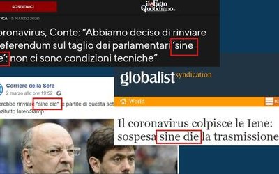 Sine die: cosa significa?