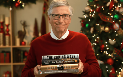 4 (+1) libri consigliati da Bill Gates per le vacanze di Natale 2024