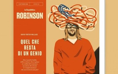 David Foster Wallace: il ricordo a 10 anni dalla morte su Robinson di Repubblica