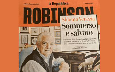“Il respiro di Shlomo” e “Le parole di Hurbinek” su Robinson di Repubblica in vista del Giorno della Memoria
